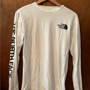 The North Face Men's White Long Sleeve Shirt